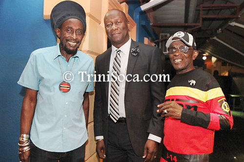 Left: Lutalo 'Brother Resistance' Masimba, Dr. Rudolph Ottley and All Rounder
