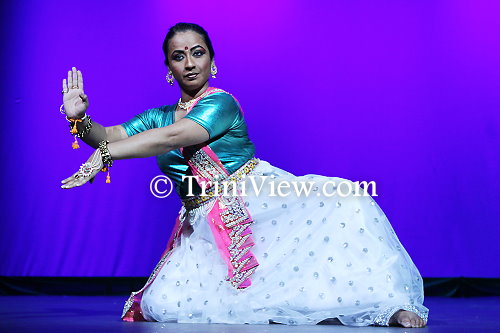 Deboleena Paul from India during her dance performance