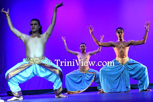 Dancers during their performance on stage