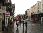 A Rainy Day in Chester, Wales