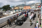 Funeral procession for Sir Ellis Clarke from Park St to the Lapeyrouse Cemetery entrance