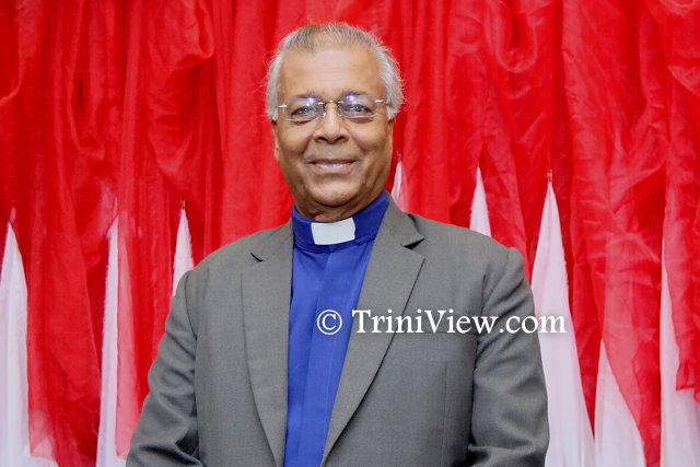 Reverend Daniel Teelucksingh, recipient of the Public Service Medal of Merit, Gold